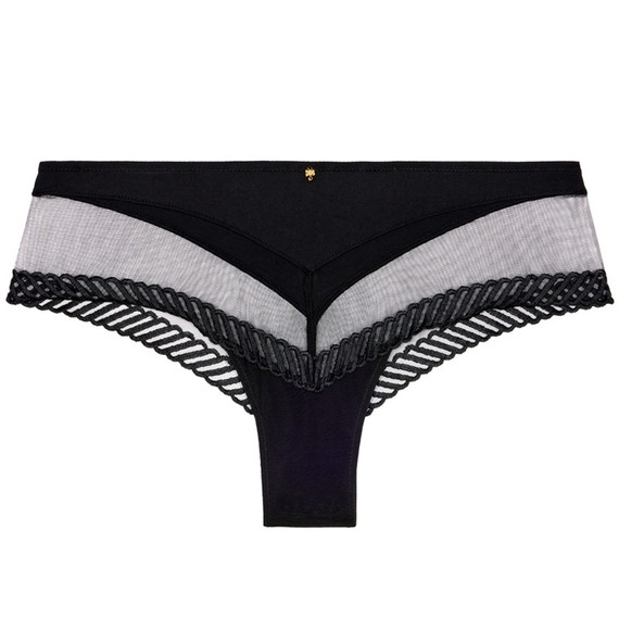 Aubade Sheer Emotion Hotpants Black