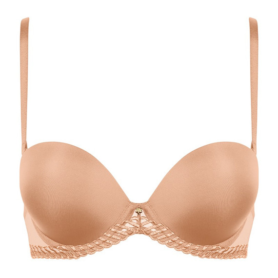 Aubade Sheer Emotion Strapless BH Sand