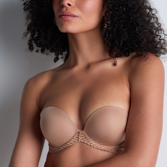 Sheer Emotion Strapless BH