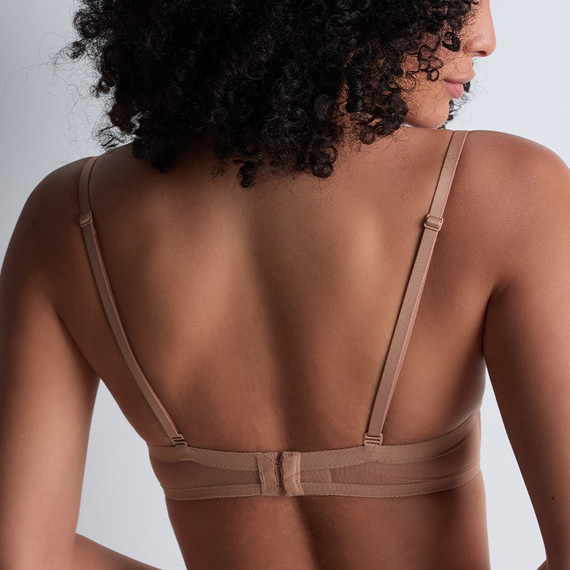 Aubade Sheer Emotion Strapless BH Sand
