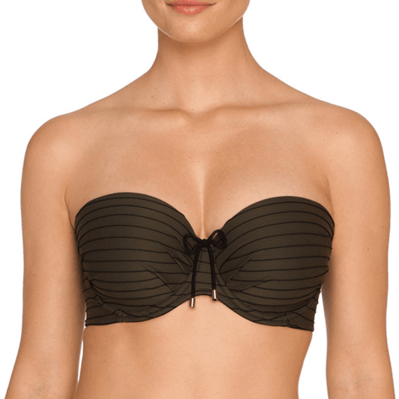 PrimaDonna Swim Sherry Strapless Bikinitop Kaki