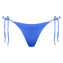 Watercult Shimmering Solids Niedrige Bikini Hose mit Seitlichen Bändern Spring Water
