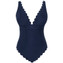 Panache Swim Signature Scallop Badeanzug Ink Blue