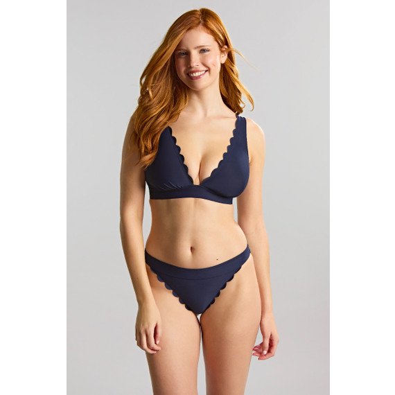 Panache Swim Signature Scallop Bikinibroekje Ink Blue