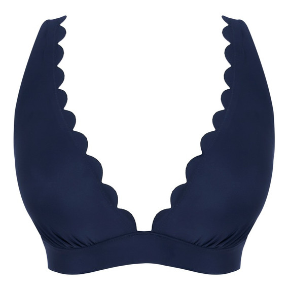 Panache Swim Signature Scallop Bikinitop Ink Blue