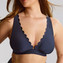 Panache Swim Signature Scallop Bikinitop Ink Blue