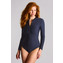 Panache Swim Signature Scallop Longsleeve Badpak Ink Blue