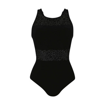 Simple Art High Neck Prothesen Badeanzug