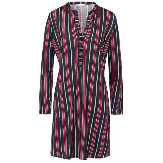 Hanro Sleep & Lounge Nachthemd Marsala Stripe