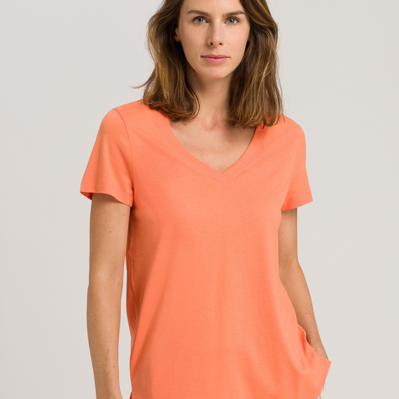 Hanro Sleep & Lounge Pyjamashirt Flamingo