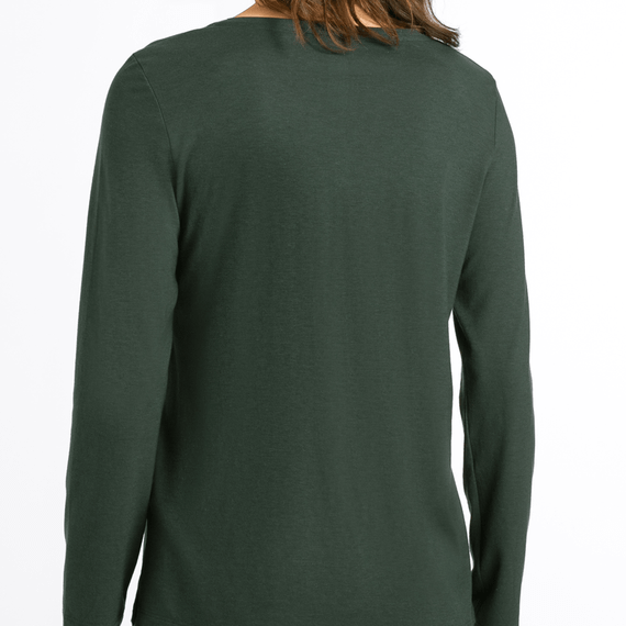 Hanro Sleep & Lounge Pyjamashirt Green Marble