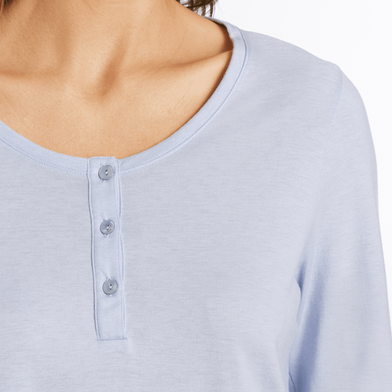 Hanro Sleep & Lounge Pyjamashirt Lavender Frost