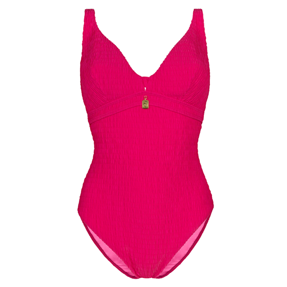 Annadiva Swim Smocky Badpak Dark Coral