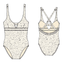 Annadiva Swim Smocky Badpak Off White