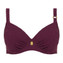 Annadiva Swim Smocky Voorgevormde Balconette Bikinitop Berry