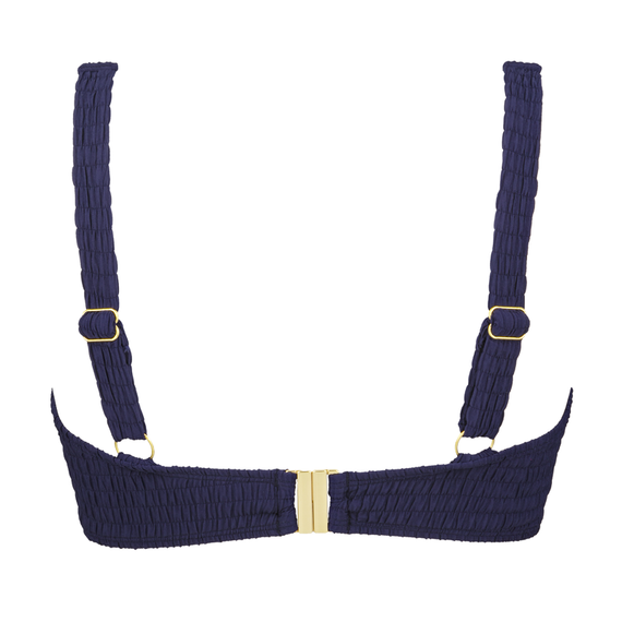 Annadiva Swim Smocky Bralette Bikinitop Midnight