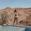 Annadiva Swim Smocky Plunge Bikinitop Off White