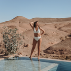 Smocky Plunge Bikinitop