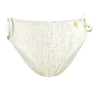 Smocky Hohe Bikini Hose mit Seitlichen Bändern