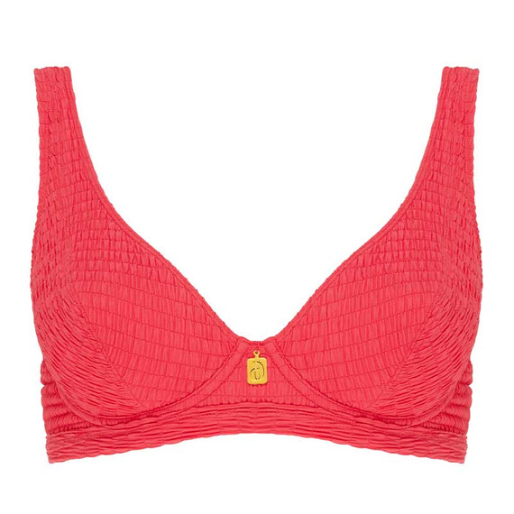 Annadiva Swim Smocky Plunge Bikini Oberteil Lollypop