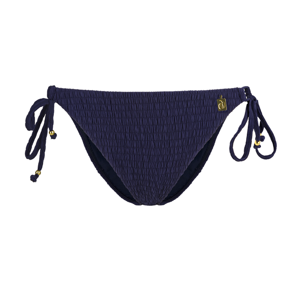 Annadiva Swim Smocky Bikini Hose mit Seitlichen Bändern Midnight