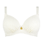 Annadiva Swim Smocky Voorgevormde Balconette Bikinitop Off White