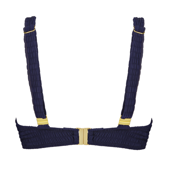 Annadiva Swim Smocky Voorgevormde Balconette Bikinitop Midnight