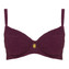 Annadiva Swim Smocky Bügel Bikini Oberteil Berry