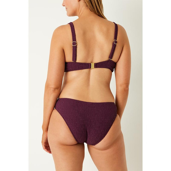 Annadiva Swim Smocky Bügel Bikini Oberteil Berry
