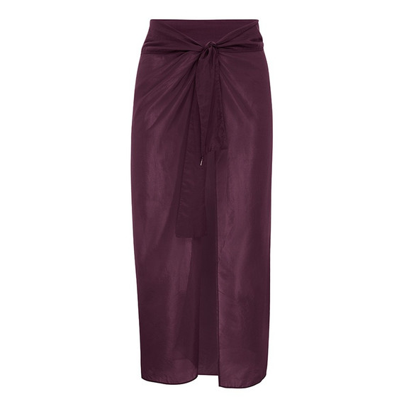Annadiva Swim Smocky Wikkelrok Berry