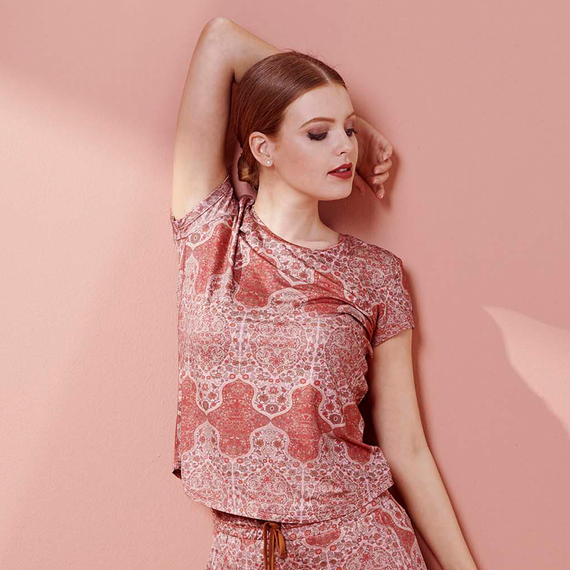 Essenza Saona Giulia Pyjamashirt Rose