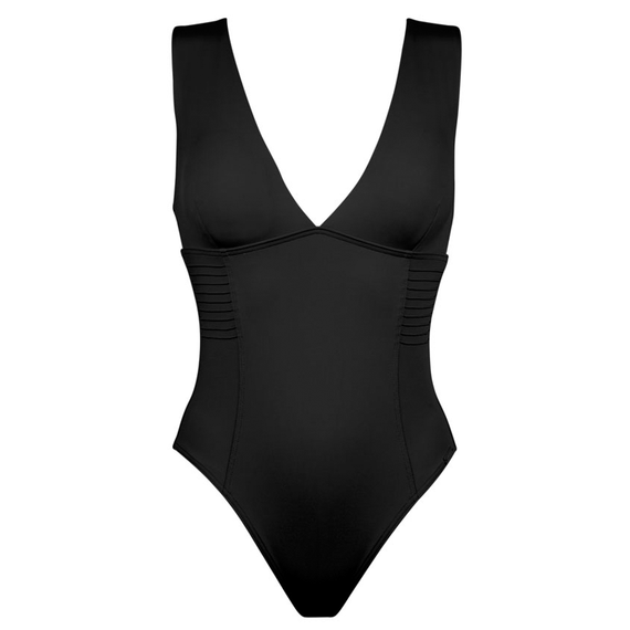 Maryan Mehlhorn Softline V-Neck Badpak Black 