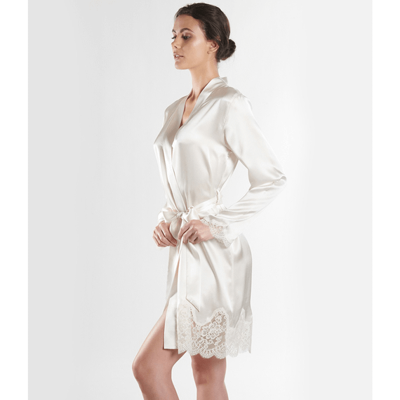 Aubade Soie D'Amour Kimono Nacre