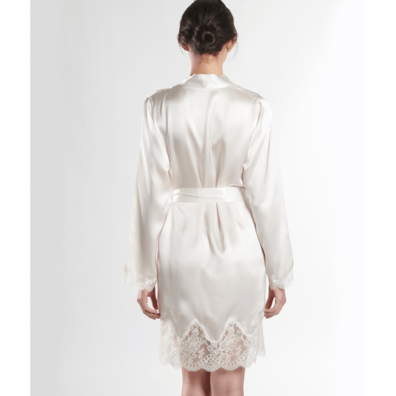 Aubade Soie D'Amour Kimono Nacre