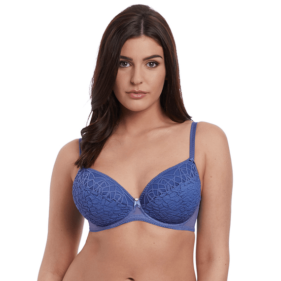 Freya Soiree Lace Plunge BH Denim