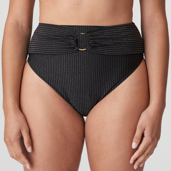 PrimaDonna Swim Solta Hoog Bikinibroekje Zwart
