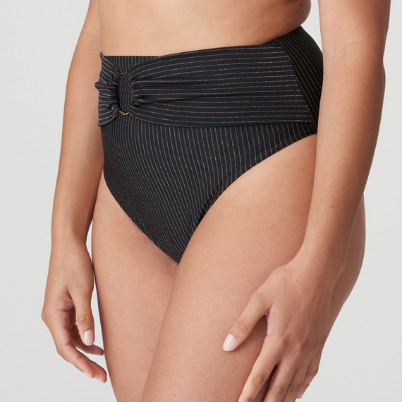 PrimaDonna Swim Solta Hoog Bikinibroekje Zwart