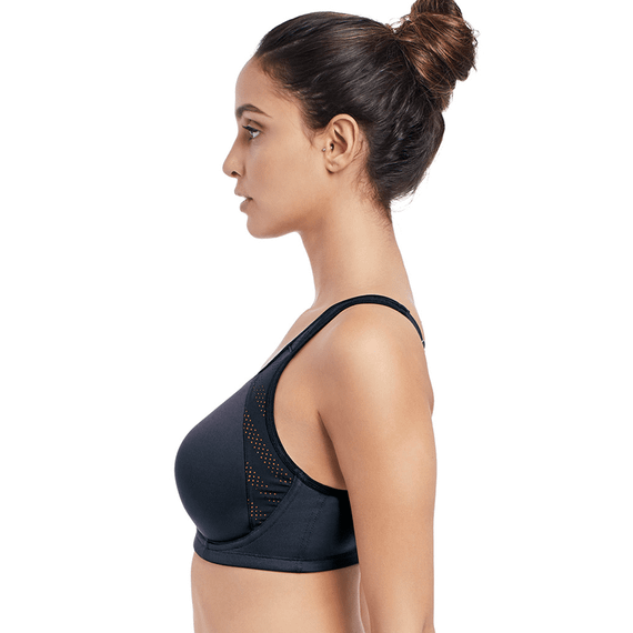 Sonic Voorgevormde Sport BH met Spacer Cups Atomic Navy