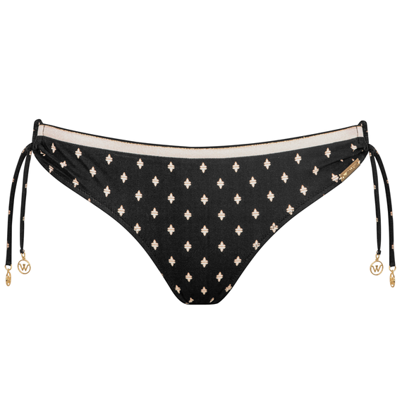 Watercult Soul Spots Verstellbare Bikini Hose Black Oat