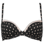 Watercult Soul Spots Voorgevormde Bikinitop Black Oat