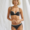 Watercult Soul Spots Verstellbare Bikini Hose Black Oat