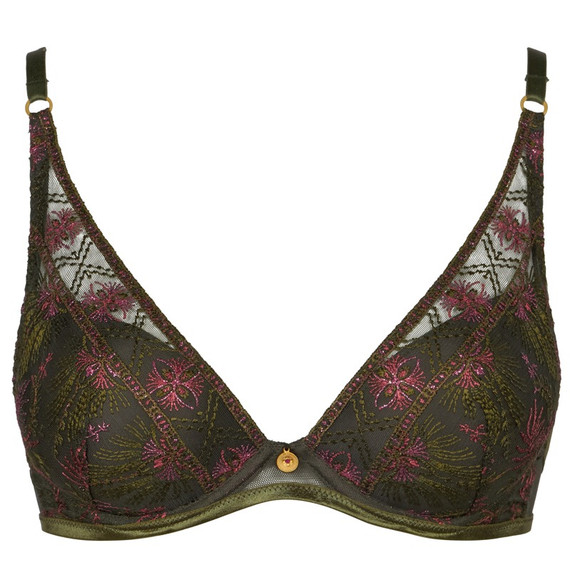 Aubade Sound Of Heart Voorgevormde Plunge BH Dark Garden
