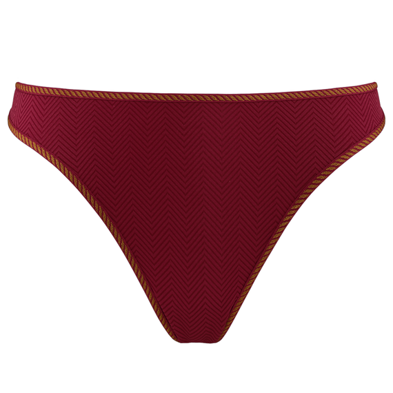 Marlies Dekkers Space Odyssey String Rhubarb and Gold Red