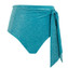 Panache Swim Sparkle Hohe Bikini Hose Sparkle Teal