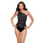 Miraclesuit Sparkle Plenty Jena One Shoulder Badpak Black