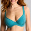 Panache Swim Sparkle Plunge Bikini Oberteil Sparkle Teal