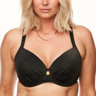 Sparkling Black Voorgevormde Balconette Bikinitop