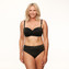 Annadiva Sparkling Black Hoog Bikinibroekje Black