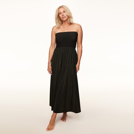 Sparkling Black Strandkleid