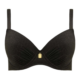 Sparkling Black Vorgeformtes Balconette Bikini Oberteil